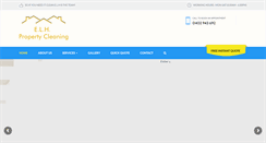 Desktop Screenshot of elhpropertycleaning.com.au